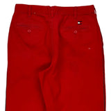 Tommy Hilfiger Chinos - 31W 29L Red Cotton