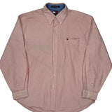 Tommy Hilfiger Striped Shirt - XL Red Cotton