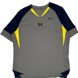 M Logo Nike Football Jersey - XL Yellow Polyester