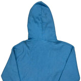 Reverse Weave Champion Hoodie - Small Blue Cotton
