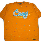 Coogi Graphic T-Shirt - 4XL Orange Cotton