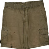 Dickies Cargo Shorts - 36W 9L Brown Cotton