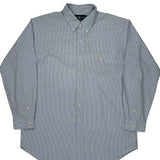 Blake Ralph Lauren Checked Shirt - XL Blue Cotton