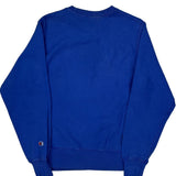 Reverse Weave Champion College Sweatshirt - Small Blue Cotton