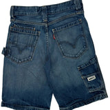 Age 10 Levis Denim Shorts - Medium Blue Cotton