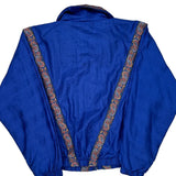 Made In Usa Lily'S Of Bevery Hills Shell Jacket - Small Blue Nylon