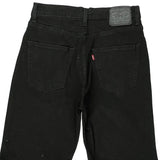 Levis Denim Shorts - 28W UK 8 Black Cotton