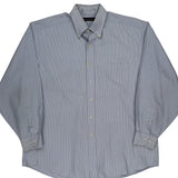 Tommy Hilfiger Striped Shirt - 2XL Blue Cotton