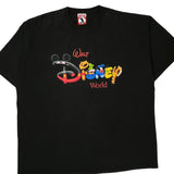 Walt Disney World Mickey Inc Graphic T-Shirt - 2XL Black Cotton