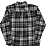 Dickies Checked Flannel Shirt - Medium Black & White Cotton