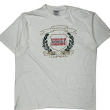 Centennial 1895-1995 Volunteer Graphic T-Shirt - XL White Cotton