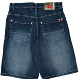 Southpole Denim Shorts - 36W 12L Dark Wash Cotton