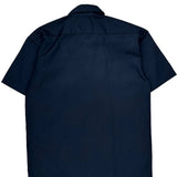 Walker Dickies Short Sleeve Shirt - Small Navy Cotton