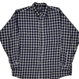 Patagonia Checked Flannel Shirt - XL Blue Cotton