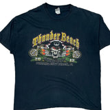 Gildan Graphic T-Shirt - 2XL Black Cotton