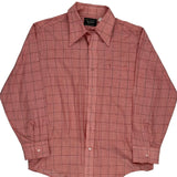 Jc Penny Checked Shirt - XL Red Cotton