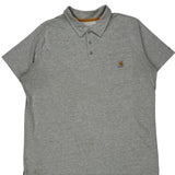 Carhartt Polo Shirt - 2XL Gray Cotton
