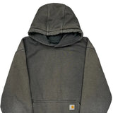 Carhartt Hoodie - Large Gray Cotton Blend