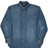 Tommy Hilfiger Denim Shirt - Large Blue Cotton