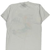 Screen Stars Graphic T-Shirt - Large White Cotton Blend