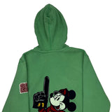 Disney Graphic Hoodie - XL Green Cotton
