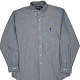 Ralph Lauren Shirt - Large Gray Cotton