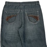 Lions Crest Denim Shorts - 36W 12L Grey Cotton Blend