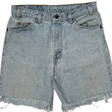 Levis Denim Shorts - 31W 9L Light Wash Denim