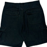 Wrangler Cargo Shorts - 37W 10L Black Cotton