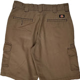Dickies Cargo Shorts - 32W 10L Brown Cotton