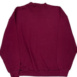 Harley Davidson Spellout Sweatshirt - XL Burgundy Cotton