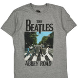 The Beatles Band T-Shirt - Medium Gray Cotton