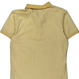 Vintage Armani Exchange Polo Shirt - Medium Yellow Cotton