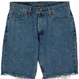 505 Levis Denim Shorts - 32W 9L Blue Denim