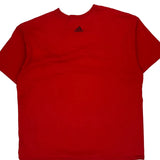 Vintage Adidas T-Shirt - XL Red Cotton