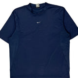 Vintage Nike T-Shirt - XL Blue Polyester