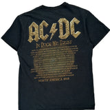 Rock Or Bust 2015 Ac/Dc Band T-Shirt - Medium Black Cotton