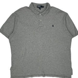 Polo By Ralph Lauren Polo Shirt - XL Grey Cotton