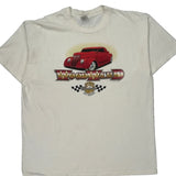 Anvil Single Stitch T-Shirt - 2XL Cream Cotton