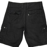 Levis Cargo Shorts - 32W 10L Black Cotton