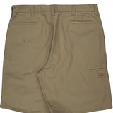 Dickies Chino Shorts - 32W 9L Khaki Cotton