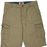 Levis Cargo Shorts - 32W 12L Beige Cotton