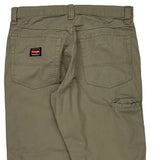 Wrangler Cargo Trousers - 32W 30L Khaki Cotton