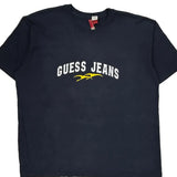 Number 56 Guess Graphic T-Shirt - 2XL Navy Cotton