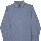 Ralph Lauren Slim Fit Shirt - Medium Blue Cotton