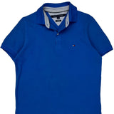 Tommy Hilfiger Slim Fit Polo Shirt - Medium Blue Cotton