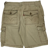 Levis Cargo Shorts - 34W 11L Khaki Cotton