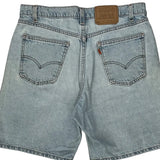 Levis Denim Shorts - 33W 8L Light Wash Denim