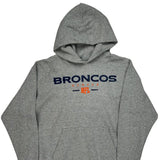 Denver Broncos Nfl Hoodie - Medium Gray Cotton Blend
