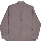 Ralph Lauren Striped Shirt - 2XL Red Cotton